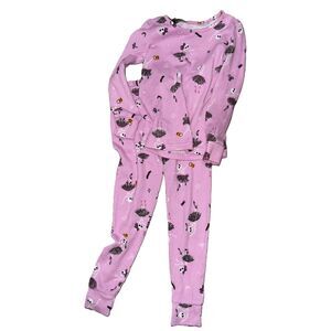 Girl's 4T Dancing Skeleton Ballerina Pajama Set